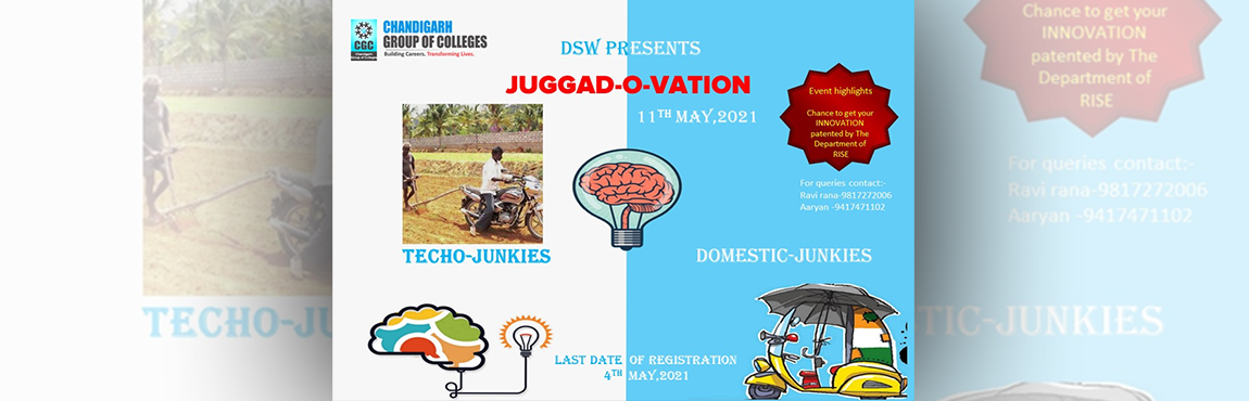 Department of Student Welfare and Applied Science Department organized “Jugaad-O-Vation” Event 