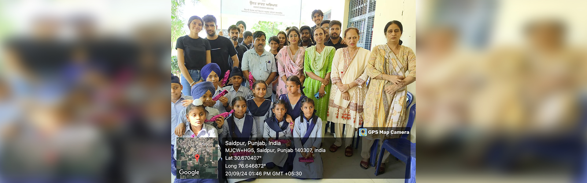 Workshop on Swasthya aur Shiksha at Saidur village 