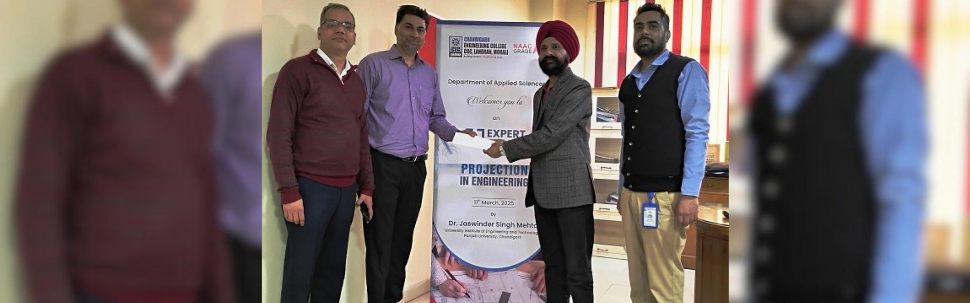 Expert Talk on Projections in Engineering Drawing 