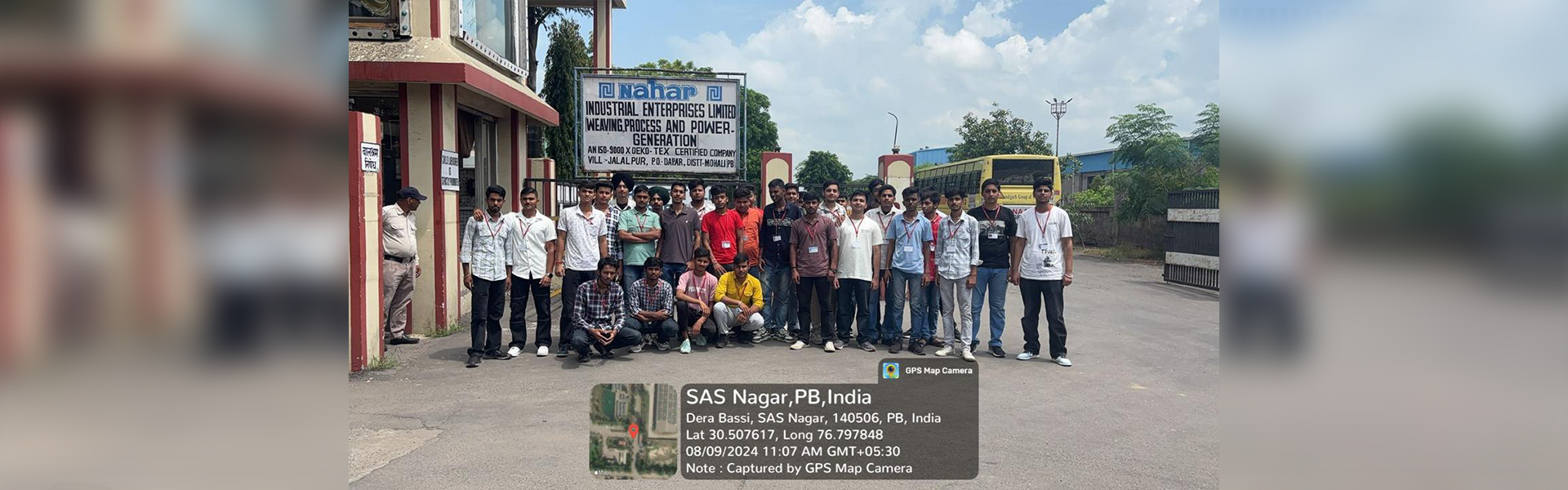 Industrial Visit to “Nahar Industrial Enterprises Limited” 