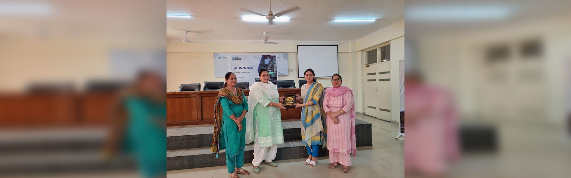 Alumni talk on “Career Growth” 