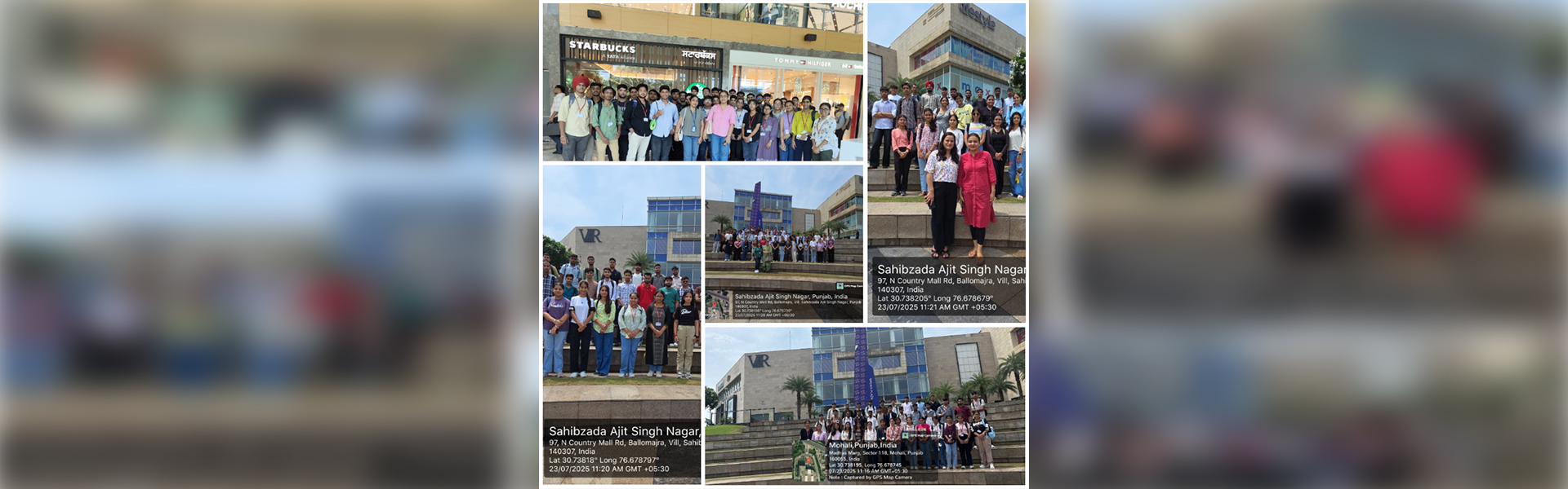 Applied Sciences Department organized exciting Trip to Local City for  Freshers During Student Induction Programme 2025 