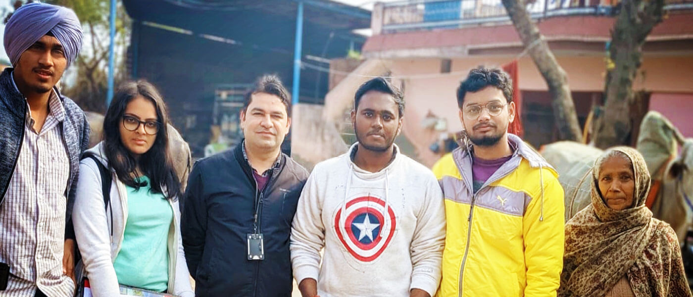 CSE Department conducted Household Survey in Village Maujpur 