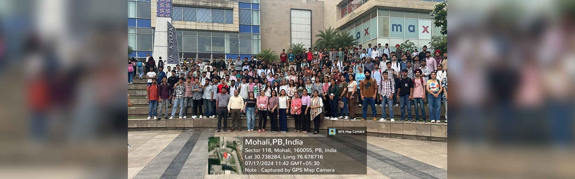 Freshers enjoyed a day of bonding and entertainment at VR Punjab Mall 
