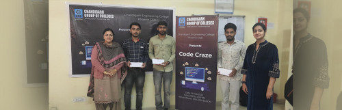 CSE Department organized Coding Event CODE CRAZA