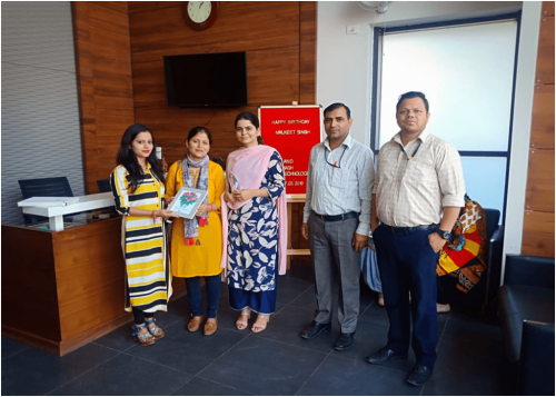 Applied Science Department organized Industrial Visit to CS Soft Solution (Mohali) on 28/3/2019