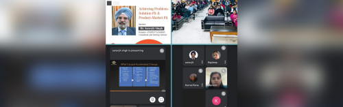 Expert Talk on  “Achieving Problem Solution Fit & Product- Marker Fit”