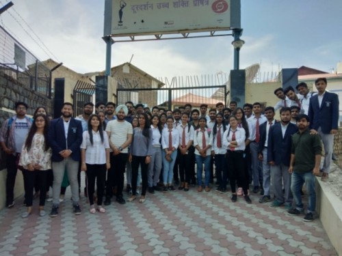 ECE Department Organized Industrial Visit To Doordarshan Kendra, Kasauli, HP