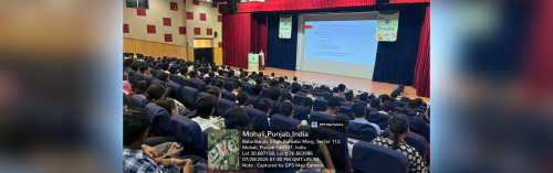 Quality Excellence Awareness: B.Tech Freshers attended IQAC Session  during SIP-2025