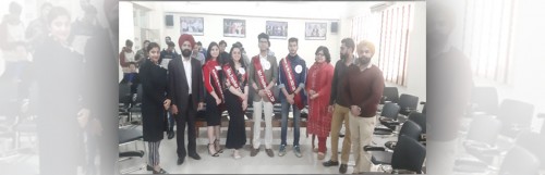 Applied Sciences Department organized Mr. & Ms. Freshers contest