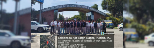 Electronics and Communication Engineering Department organized an Industrial visit to IISER Mohali